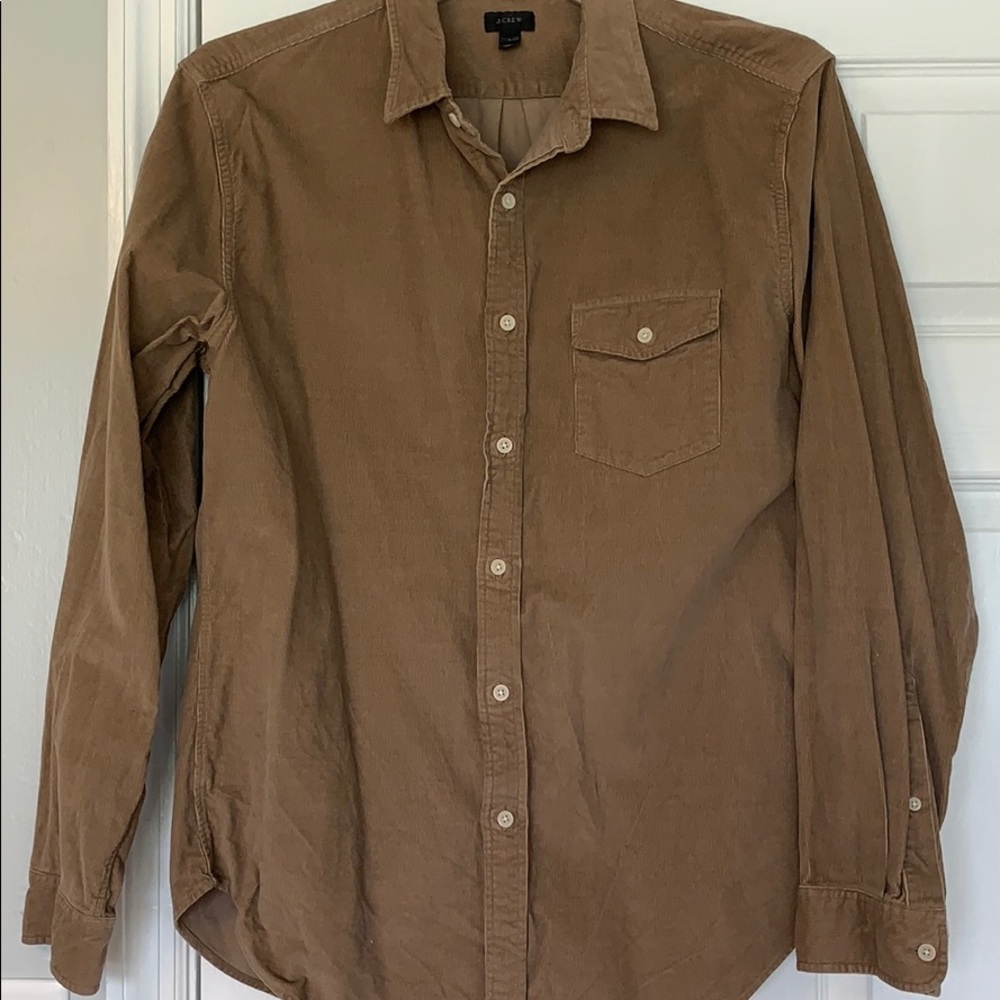 corduroy button down